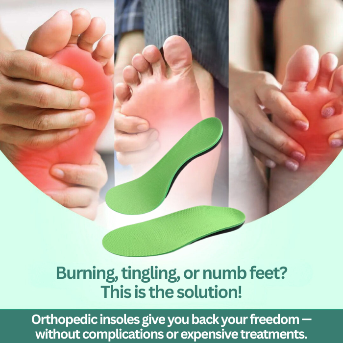 Footrez Orthopedic Insoles | Pain-relieving and shock-absorbing